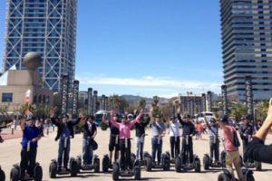 A treasure hunt for Nike with Segways, fun, tapas and challenges